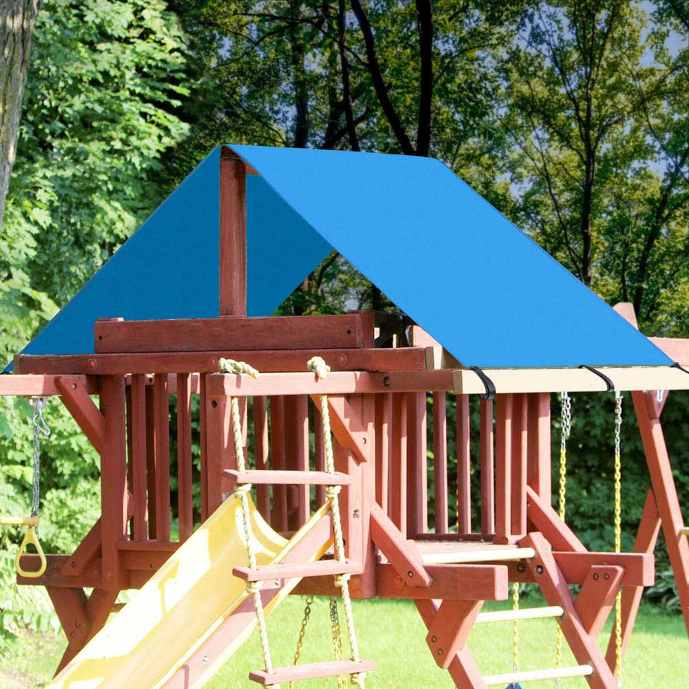 TheLAShop Swing Set Canopy Backyard Playgrounds 43 x90