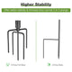 TheLAShop 10 ft Sun Shade Posts Aluminum String Light Planter Poles 2ct/pk Image