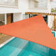 TheLAShop 20' Triangle Sun Shade Sail Patio Deck Outdoor Wind Tarp Image