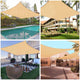 TheLAShop 18'x18' Square Sun Shade Sail Large Patio Sails Image