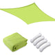 TheLAShop 18'x18' Square Sun Shade Sail Large Patio Sails, Lime Image
