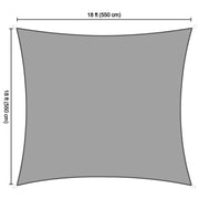 TheLAShop 18'x18' Square Sun Shade Sail Large Patio Sails Image