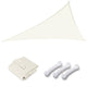TheLAShop 7' Triangle Sun Shade Sail Patio Deck Outdoor Wind Tarp Image