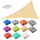 TheLAShop 22' Triangle Shade Sail Canopy for Patios Driveway Image