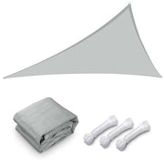 TheLAShop 28' Triangle Shade Sail for Patios Pool, Gray Image