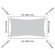 TheLAShop 7'x13' Rectangle Sun Sail Shade Canopy Image