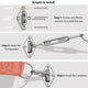 TheLAShop Fixing Hardware Kit Stainless Steel Pad Eye Turnbuckle Carabiner, 8 Image