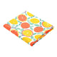 TheLAShop 43" x 57" Tablecloth for Round Table Waterproof Picnic Blanket , Orange Grapefruit Image