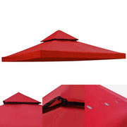 TheLAShop 8x8 ft Gazebo Canopy Replacement Top, Red Image