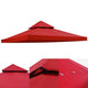 TheLAShop 8x8 ft Gazebo Canopy Replacement Top, Red Image