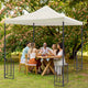TheLAShop 10x10 ft Garden Canopy Gazebo Top Replacement Image