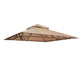 TheLAShop 10x10 ft Summer Veranda Replacement Canopy Gazebo Top(10.6'x10.6'), Beige Image