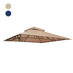TheLAShop 10x10 ft Summer Veranda Replacement Canopy Gazebo Top(10.6'x10.6') Image