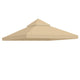 TheLAShop 8x8 ft Gazebo Canopy Top Replacement, Beige Image