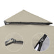 TheLAShop 10x10 ft Waterproof Gazebo Canopy Top Replacement Image