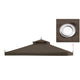 TheLAShop 2-Tier Canopy Replacement for Sunjoy L-GZ288PST-4D 12'x10', Brown Image