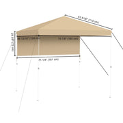 TheLAShop 6x4ft BBQ Grill Gazebo Canopy Replacement CPAI-84 Image