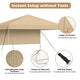 TheLAShop 6x4ft BBQ Grill Gazebo Canopy Replacement CPAI-84 Image