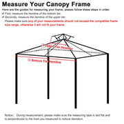 TheLAShop 12x12 ft Canopy Replacement Top for Crown Shades CPAI-84 Image