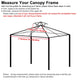 TheLAShop 12x12 ft Canopy Replacement Top for Crown Shades CPAI-84 Image