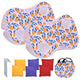 TheLAShop Portable Fabric Popup Billboard Sandbag Toss Game (3x)Bean Bags, Lemon 2ct/pk Image