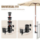 TheLAShop Outdoor Umbrella Mount to Post, Railing, Bleachers for Poles D2 5/16" Image