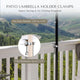 TheLAShop 1 1/2" Clamp on Outdoor Umbrella Holder D7/8" to D1 1/4" Image