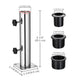 TheLAShop Stainless Steel Umbrella Deck Mount Base for Poles D2 1/8" Image