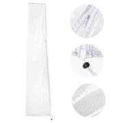 TheLAShop 8ft Outdoor Umbrella Cover with Zipper 56 in. Transparent Image