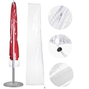 TheLAShop 8ft Outdoor Umbrella Cover with Zipper 56 in. Transparent Image