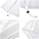 TheLAShop 8ft Outdoor Umbrella Cover with Zipper 56 in. Transparent Image