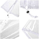 TheLAShop 8-9ft Outdoor Umbrella Cover with Zipper 56 in. Transparent Image