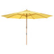 TheLAShop 13 Ft Wood Market Patio Umbrella Outdoor Furniture, Naples FL Yellow Image