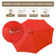 TheLAShop 13 Ft Wood Market Patio Umbrella Outdoor Furniture Image