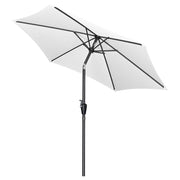 TheLAShop 8ft 6-Rib Patio Table Umbrella for Outdoor Market