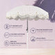 TheLAShop 6ft Outdoor Beach Umbrella Tilt with Fringe Sand Anchor Image
