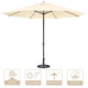 TheLAShop 13ft Extra Large Patio Umbrella with Base for Market Garden Image