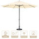 TheLAShop 13ft Extra Large Patio Umbrella with Base for Market Garden Image