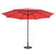 TheLAShop 13ft Extra Large Patio Umbrella with Base for Market Garden, Red Image