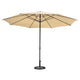 TheLAShop 13ft Extra Large Patio Umbrella with Base for Market Garden, Tan Image