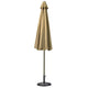 TheLAShop 9 ft 8-Rib Outdoor Patio Tilt Umbrella 200 gsm Canopy Image