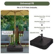 TheLAShop 168 Lbs. Umbrella Base Weight for Poles D1 7/8" Image