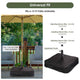 TheLAShop 168 Lbs. Umbrella Base Weight for Poles D1 7/8" Image