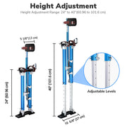 TheLAShop 24" to 40" Aluminum Drywall Painting Stilts Image
