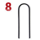 TheLAShop 11" Ground Anchors U-Shaped for Fence, Cricket Net, 8ck/pk Image