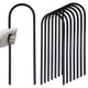 TheLAShop 11" Ground Anchors U-Shaped for Fence, Cricket Net Image