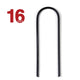 TheLAShop 11" Ground Anchors U-Shaped for Fence, Cricket Net, 16ct/pk Image