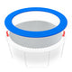 TheLAShop 15 ft Trampoline Pad Spring Cover Blue Image