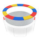 TheLAShop 12 ft Trampoline Pad Replacement Spring Cover Rainbow Image
