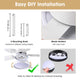 TheLAShop 52" Ceiling Fan with Lights White 5-Blade Remote Control Image